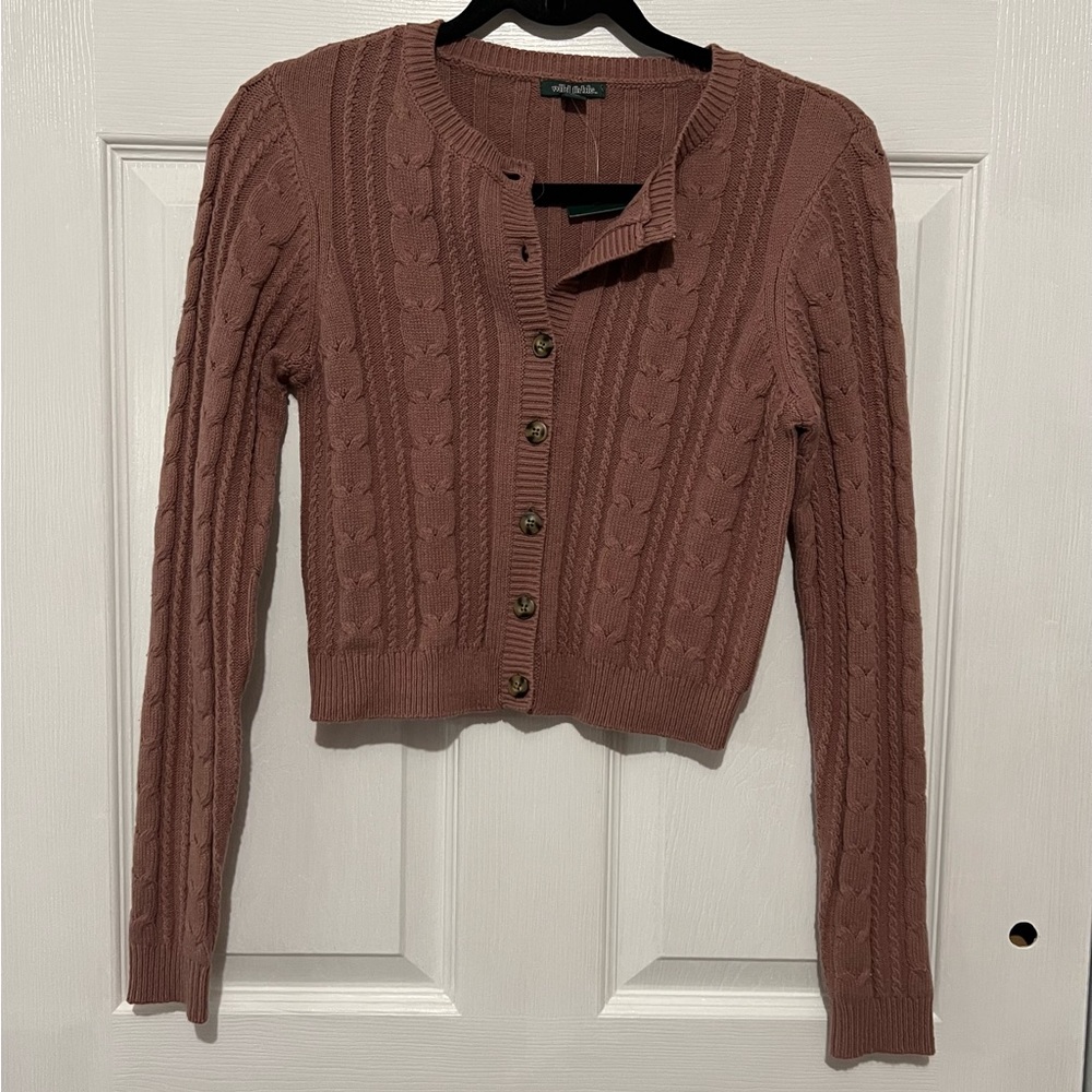 💗 *NEW* Wild‎ Fable - Womans Button Up Knitted Sweater